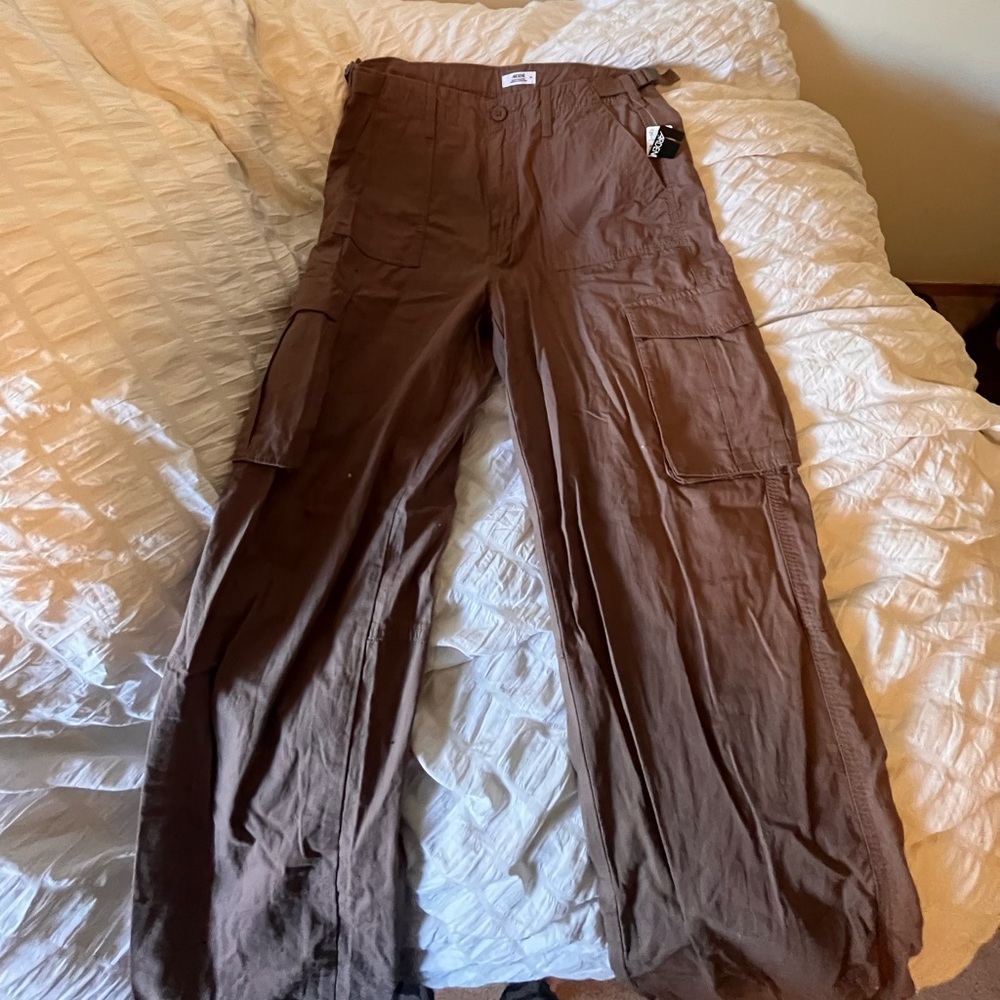 Brown carpenter pants